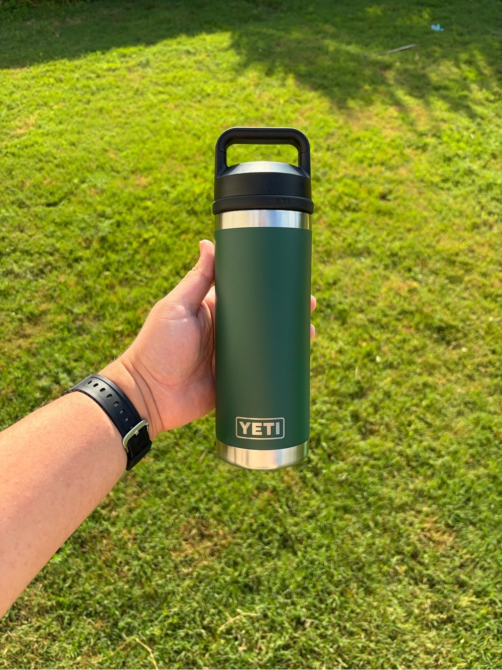 YETI Rambler 18 oz Bottle - Northwoods Green